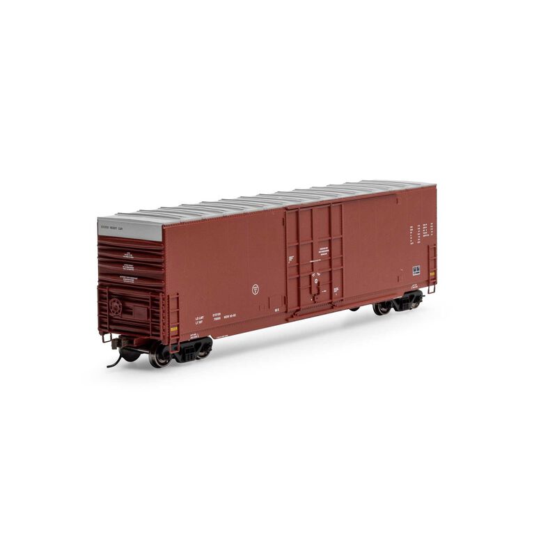 Athearn RND-1175 50' High-Cube Smooth Side Box Car, Data Only Brown HO Scale