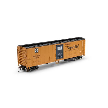 Athearn RND-1443 50' Smooth Side Mechanical Reefer, SFRD Santa Fe #2068 HO Scale