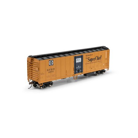 Athearn RND-1445 50' Smooth Side Mechanical Reefer, SFRD Santa Fe #2072 HO Scale