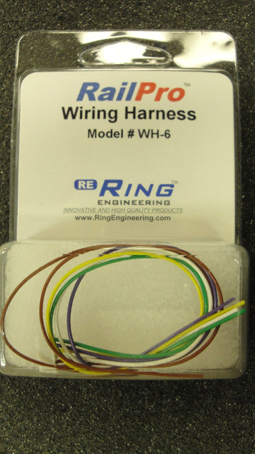 WH6 Ring Engineering / Wiring Harness w/6 Pin Cn (Scale=ALL) YANKEEDABBLER Part # = 634-WH6