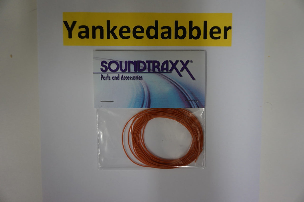 810143 Soundtraxx /  Ultra-Flexible 30AWG Wire, Orange (SCALE=ALL) Part # = 678-810143