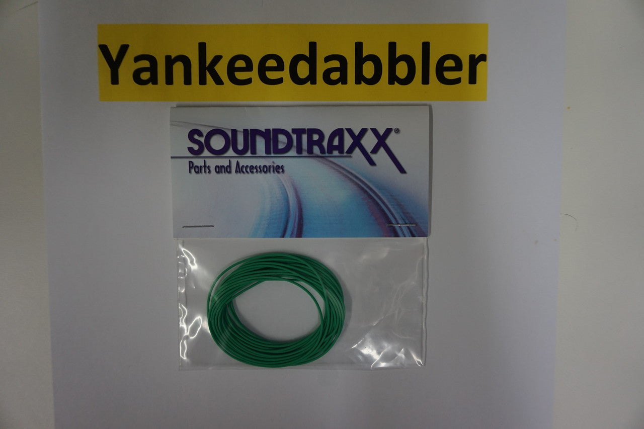 810152 Soundtraxx /  Ultra-Flexible 30AWG Wire, Green (SCALE=ALL) Part # = 678-810152
