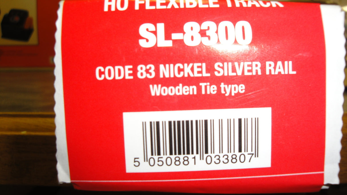 Peco / SL-8300-25 Peco / box of 25 sections of 36 inch SL-8300 83 Line Flex Track Brown (SCALE=HO ) P Part # 552-8300-25