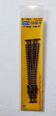 Peco SL-E391F Small Radius Right Hand Electrofrog Code 55 N Scale