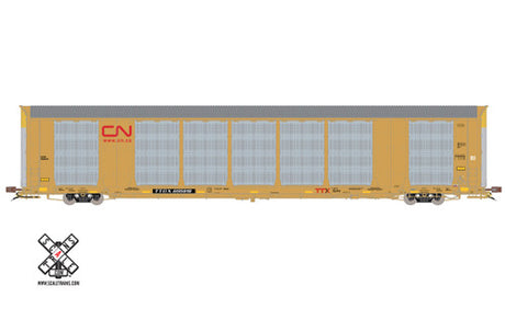 Scaletrains SXT32750 Gunderson Multi-Max Autorack Canadian National/Red Logo/TTGX (Run 2) #695829  HO Scale