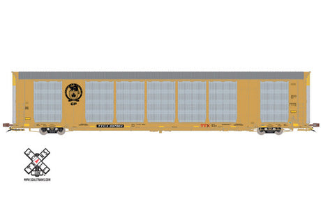Scaletrains SXT32752 Gunderson Multi-Max Autorack Canadian Pacific/Beaver Logo/TTGX (Run 2) #697873  HO Scale
