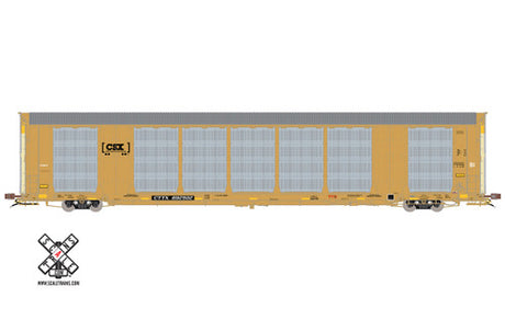 Scaletrains SXT32758 Gunderson Multi-Max Autorack CSX/Boxcar Logo/CTTX (Run 2) #692514  HO Scale