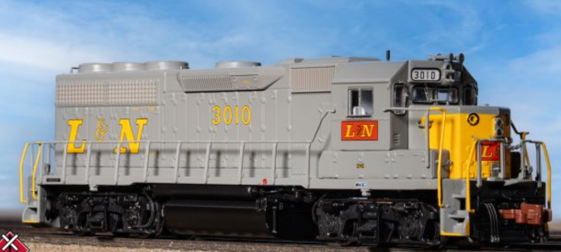Scaletrains SXT41969 EMD GP40 Phase IIa2, Louisville & Nashville/Early Yellow Nose #3010 - DCC & Sound N Scale
