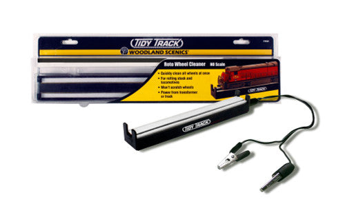 Woodland Scenics 4561 "HO"  Roto Wheel Cleaner(TM) - Tidy Track(TM) -- With Replacement Pads   (HO Scale) 785-4561