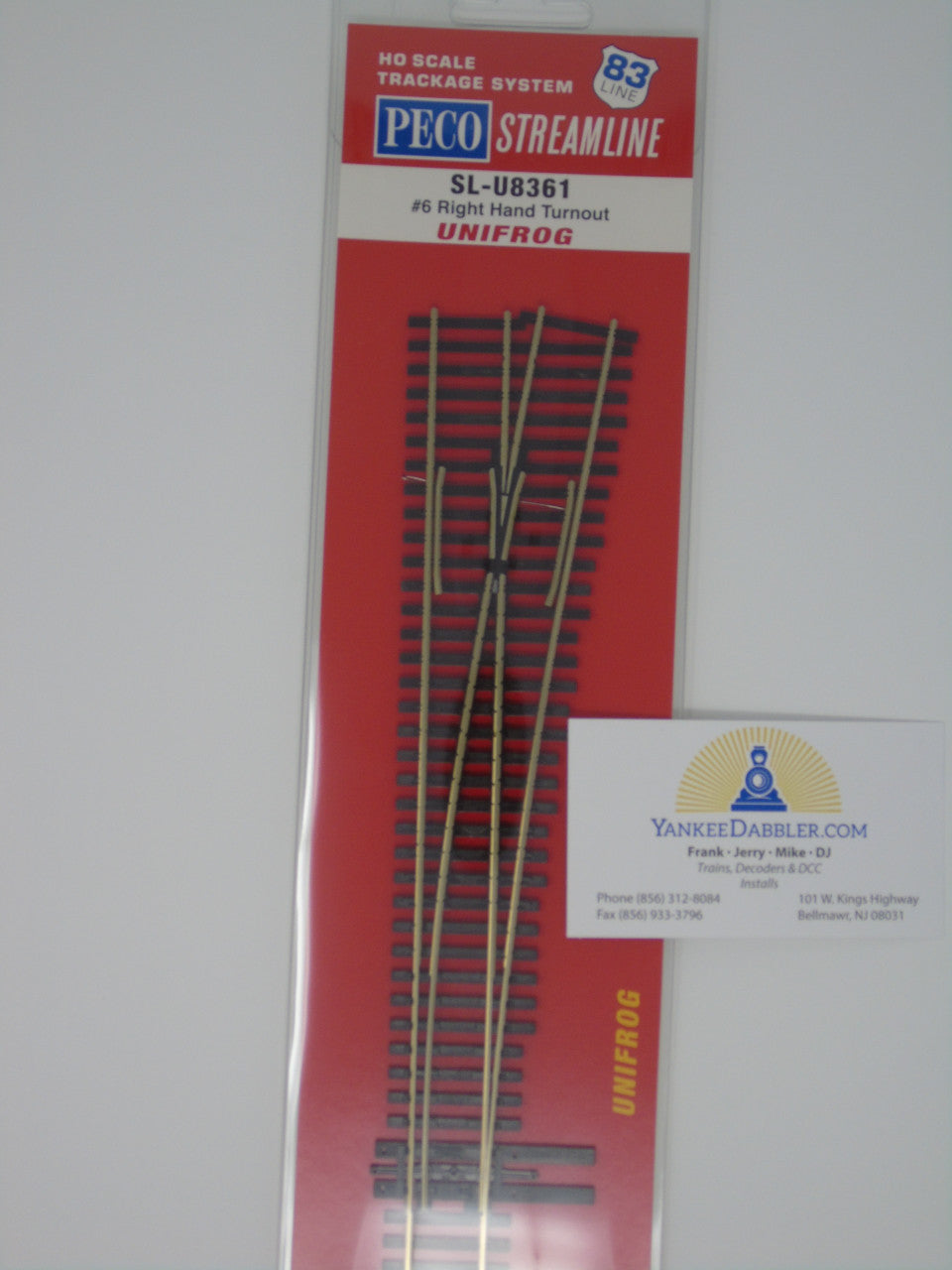 Peco SL-U8361 6 Right-Hand Unifrog Turnout HO Scale replaces