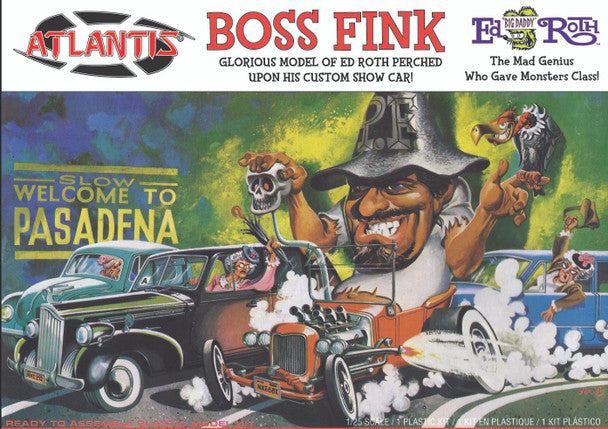 Atlantis 1271 Ed Roth Boss Fink Kit 1:25 Scale