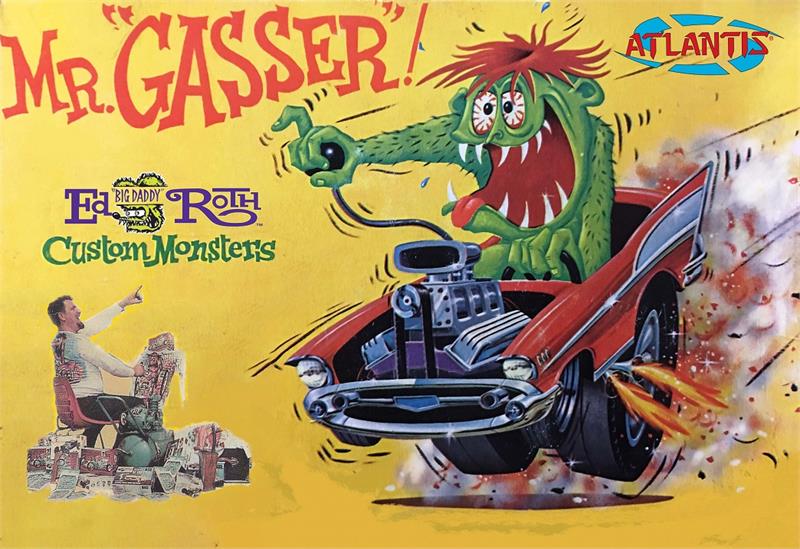 Atlantis 1301 Ed Roth Mr Gasser Kit 1:25 Scale