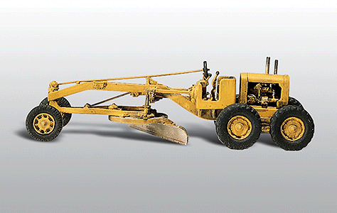Woodland Scenics 234 American Construction Equipment (Unpainted Metal Kit) -- Motor (Road) Grader HO Scale