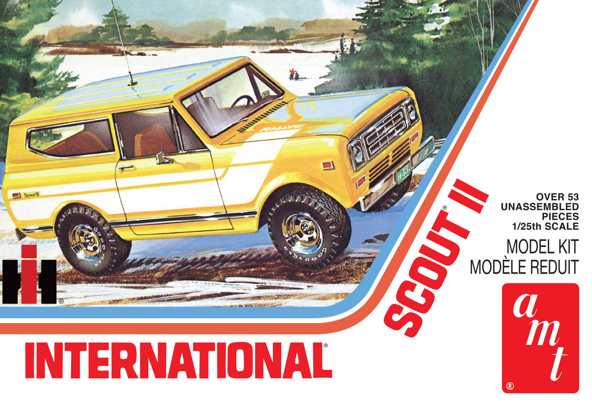 AMT 1248 1977 International Harvester Scout II Kit 1:25 Scale