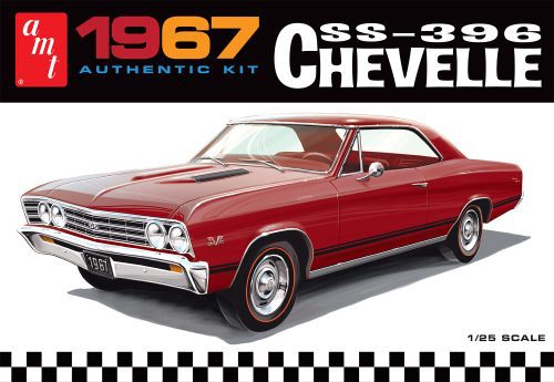 AMT 1388 67 Chevy Chevelle ss396 Kit 1:25 Scale
