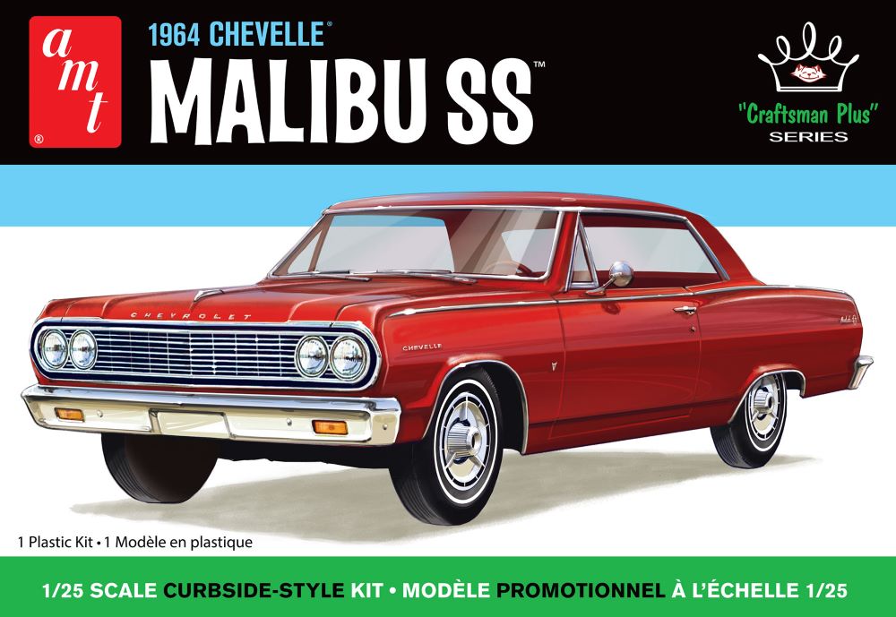 AMT 1426 1964 Chevy Malibu SS Craftsman Kit 1:25 Scale