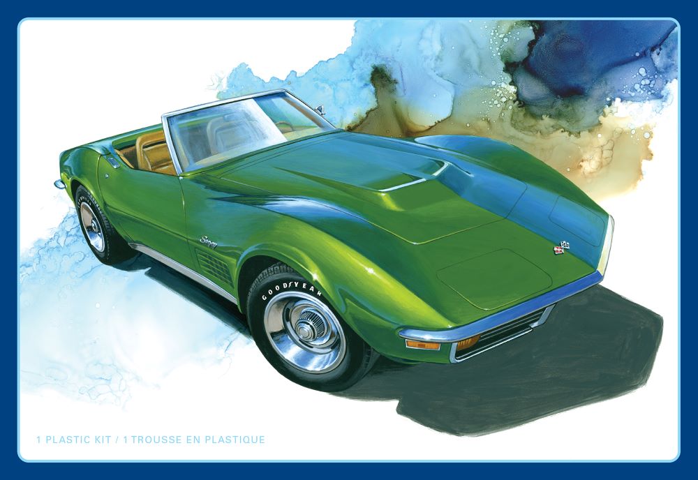 AMT 1437 1972 Chevy Corvette Roadster Kit 1:25 Scale