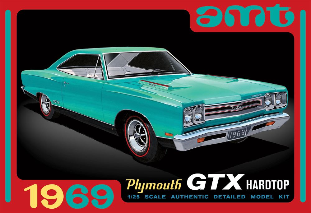 AMT 1483 1669 Plymouth GTX Hardtop Kit 1:25 Scale