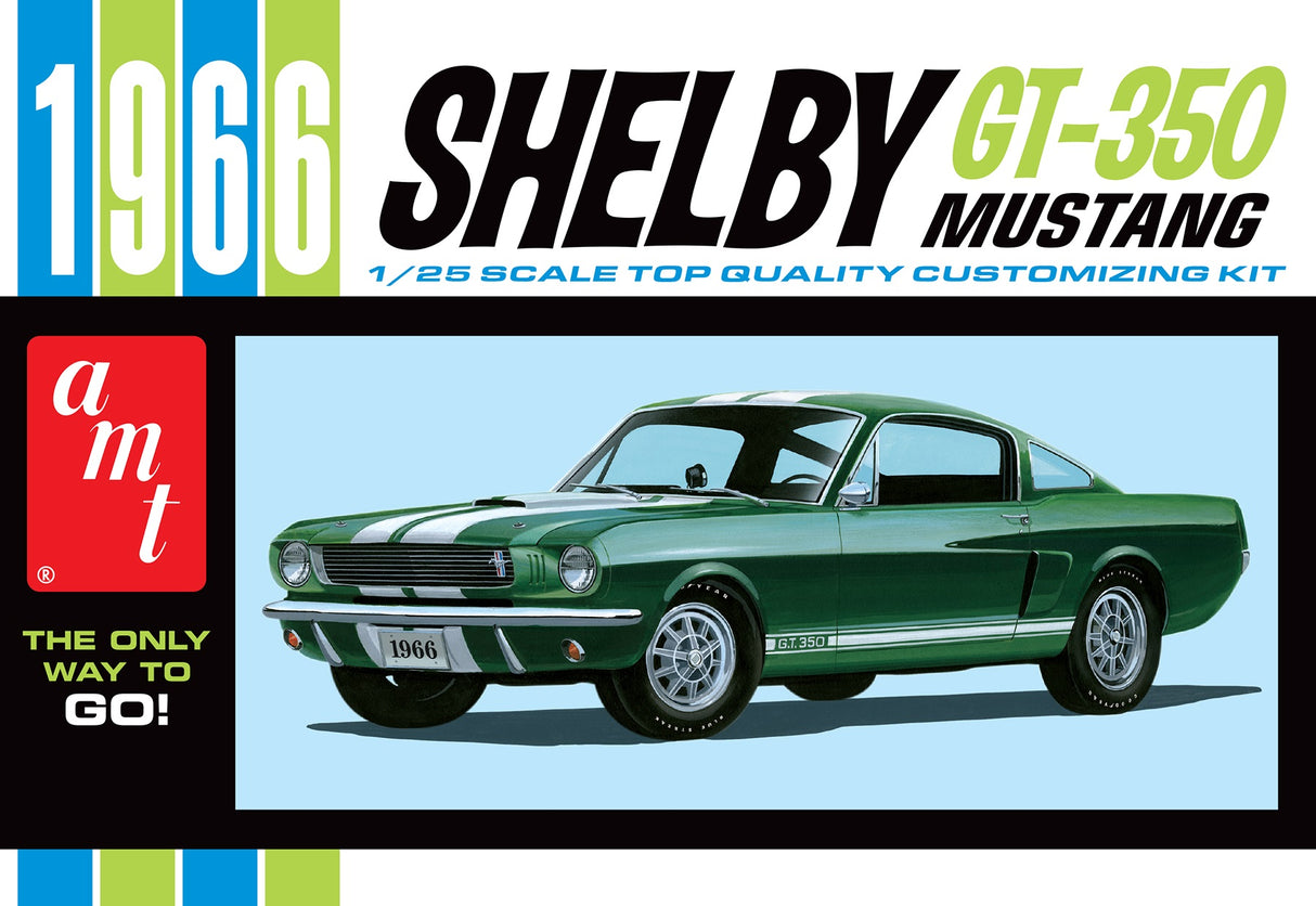 AMT 1491 1966 Shelby Mustang 350 GT Kit 1:25 Scale