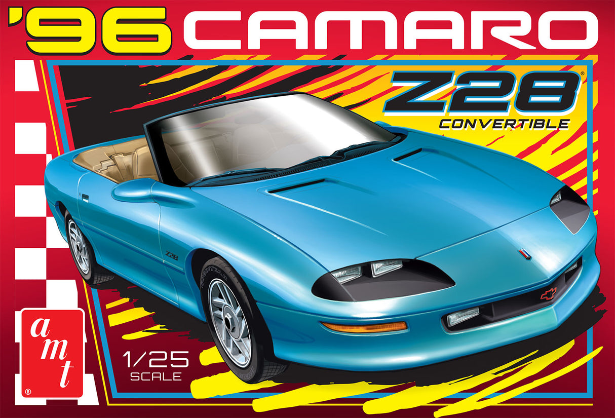 AMT 1495 1996 Chevy Camaro Z/28 Convertible Kit 1:25 Scale