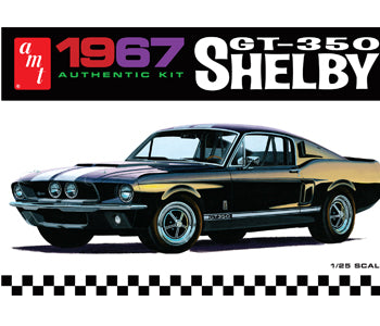 AMT 800 1967 Shelby Gt350 White Kit 1:25 Scale