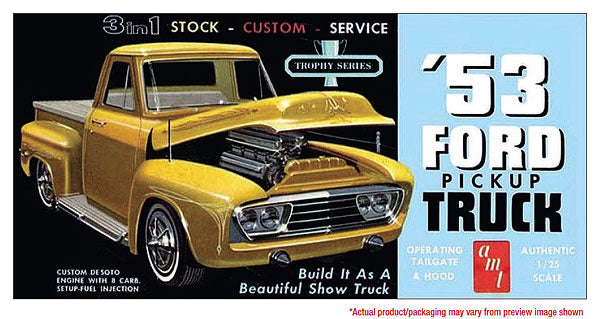 AMT 882 1953 Ford Pickup Kit 1:25 Scale