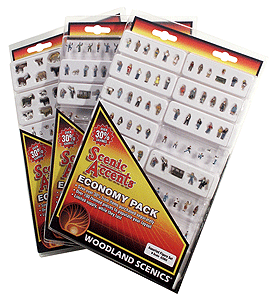 Woodland Scenics 2063 Assorted Figure Set - Scenic Accents(R) N Scale