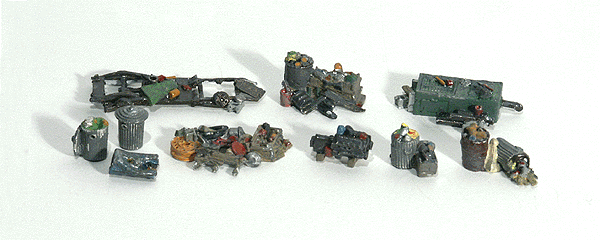 Woodland Scenics 1852 Assorted Junk - Scenic Accents(R) HO Scale