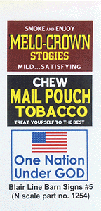 Image for 184-1254 Barn sign dcl set #5   3/