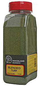 Woodland Scenics 1349 Blended Turf Shaker 32oz -- Green Blend A Scale