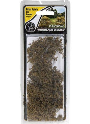 Woodland Scenics 637 Briar Patch - Field System -- Dry Brown A Scale