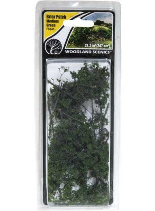 Woodland Scenics 638 Briar Patch - Field System -- Medium Green A Scale