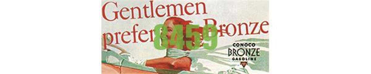 Image for 293-8459 Bronze Gasoline Billbrd