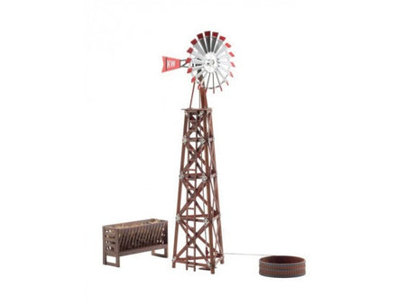 Woodland Scenics 5868 Built-&-Ready(R) Assembled Structure -- Windmill (Well-Kept) O Scale