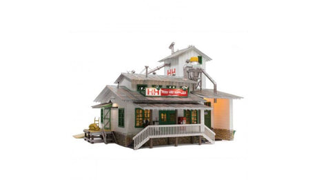 Woodland Scenics 5859 Built & Ready Landmark Strucutres(R) - Assembled -- H&H Feed Mill O Scale