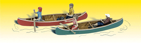 Woodland Scenics 2755 Canoers - Scenic Accents(R) O Scale