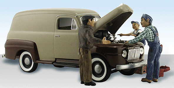 Woodland Scenics 5340 Carburetor Chaos - Assembled - AutoScenes(R) N Scale