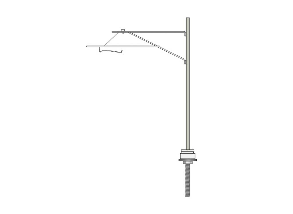 Image for 552-LC110 Catenary Mast w/Regis Arm