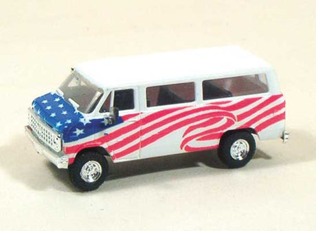 Image for 729-90242 Chevy Sportvan USA Flag
