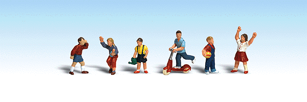 Woodland Scenics 1891 Children - Scenic Accents(R) -- pkg(6) HO Scale