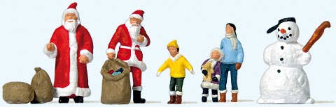 Image for 590-79226 Santas, Children, Snowman