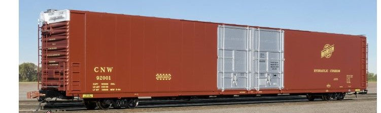 Scaletrains SXT39057 Thrall 86' High-Cube Double-Plug-Door Boxcar with Roofwalk, Chicago & North Western/C&NW #92018 HO Scale