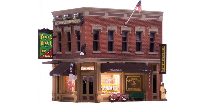 Woodland Scenics 4923 Corner Emporium - Built-&-Ready(R) Landmark Structures(R) -- Assembled - 2-5/16 x 1-1/2"  5.86 x 3.81cm N Scale