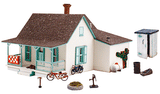 Woodland Scenics 5206 Country Cottage - Landmark Structures(R) -- Kit - 2-1/32 x 2-29/32"  5.1 x 7.4cm N Scale