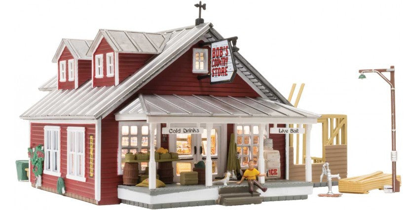 Woodland Scenics 5031 Country Store Expansion - Built-&-Ready Landmark Structures(R) -- Assembled - 7-1/8 x 6-13/16" 18 x 17.3cm HO Scale