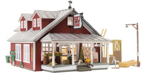 Woodland Scenics 5031 Country Store Expansion - Built-&-Ready Landmark Structures(R) -- Assembled - 7-1/8 x 6-13/16" 18 x 17.3cm HO Scale