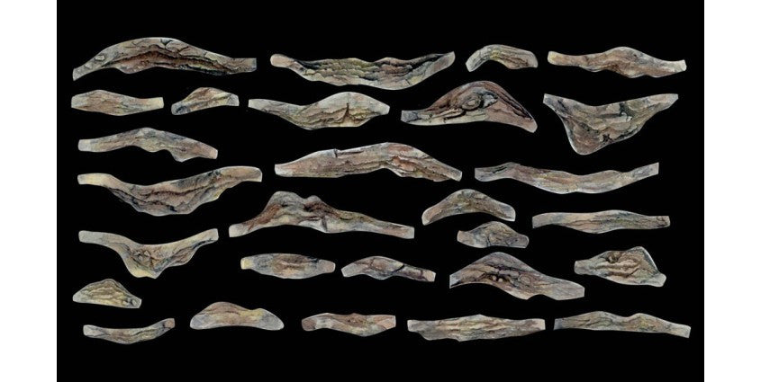 Woodland Scenics 1245 Creek Bank Rock Molds -- Set of 2 A Scale