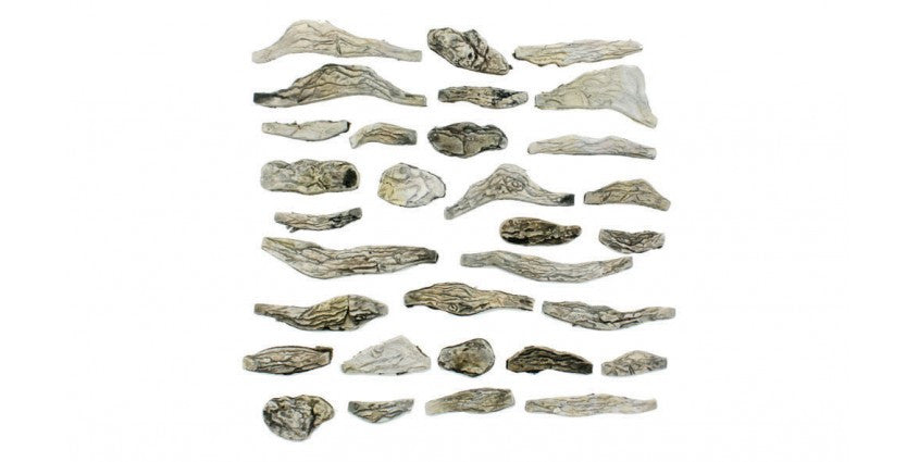 Woodland Scenics 1141 Creek Bed Rocks - Ready Rocks -- 31 Pieces A Scale