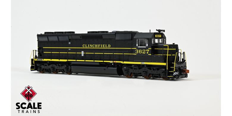 ScaleTrains SXT39767 EMD SD45 Phase IIc, Clinchfield/ex-SCL #3629 DCC & Sound HO Scale