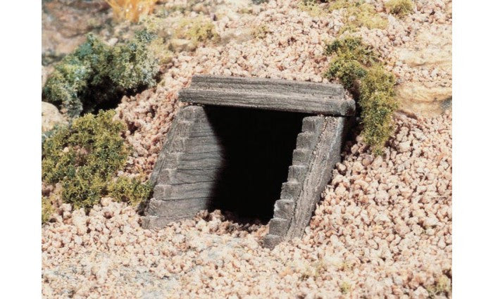 Woodland Scenics 1165 Culverts pkg(2) (Unpainted Hydrocal(R) Castings) -- Timber N Scale